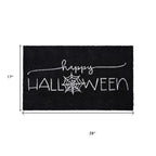 17" X 29" Black And White Halloween Halloween Happy Halloween Outdoor Coir Door Mat-4