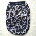 Skull Halloween Pet Clothes: Spooky Ghost Head Vest
