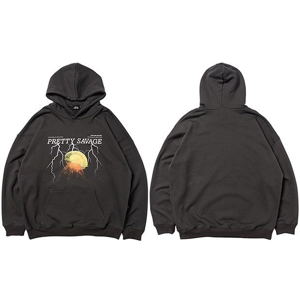 Men Hoodie Sweatshirt Hip Hop Streetwear