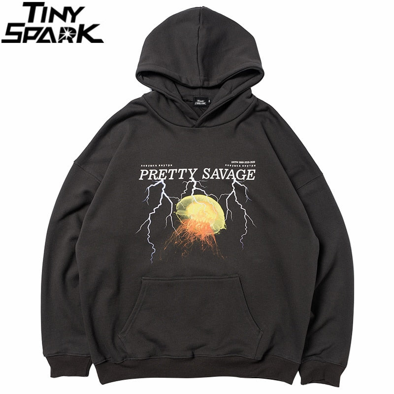 Men Hoodie Sweatshirt Hip Hop Streetwear