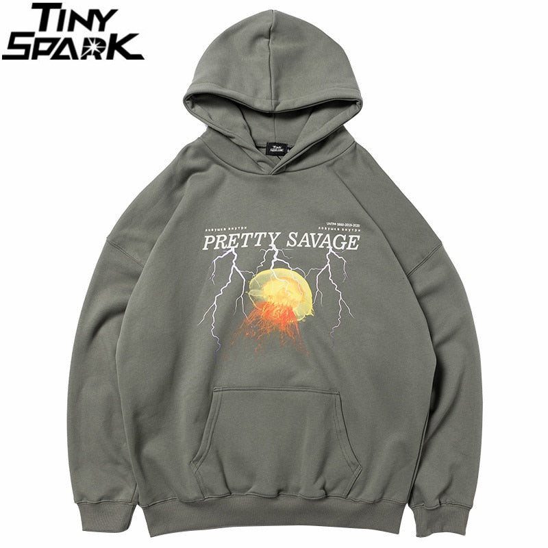 Men Hoodie Sweatshirt Hip Hop Streetwear