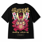 Men's T-Shirts  Chinese Style Lucky Printed Short Sleeve Tshirts