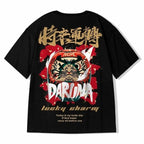 Men's T-Shirts  Chinese Style Lucky Printed Short Sleeve Tshirts