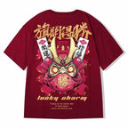 Men's T-Shirts  Chinese Style Lucky Printed Short Sleeve Tshirts