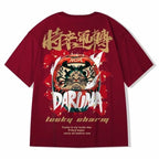 Men's T-Shirts  Chinese Style Lucky Printed Short Sleeve Tshirts
