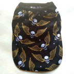 Skull Halloween Pet Clothes: Spooky Ghost Head Vest