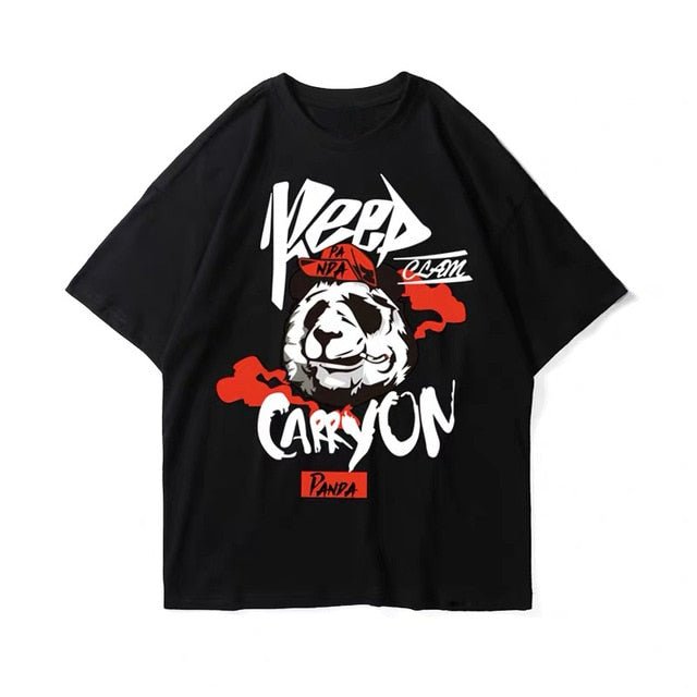 Cotton Tee tshirt Man Cartoon Animal Printed