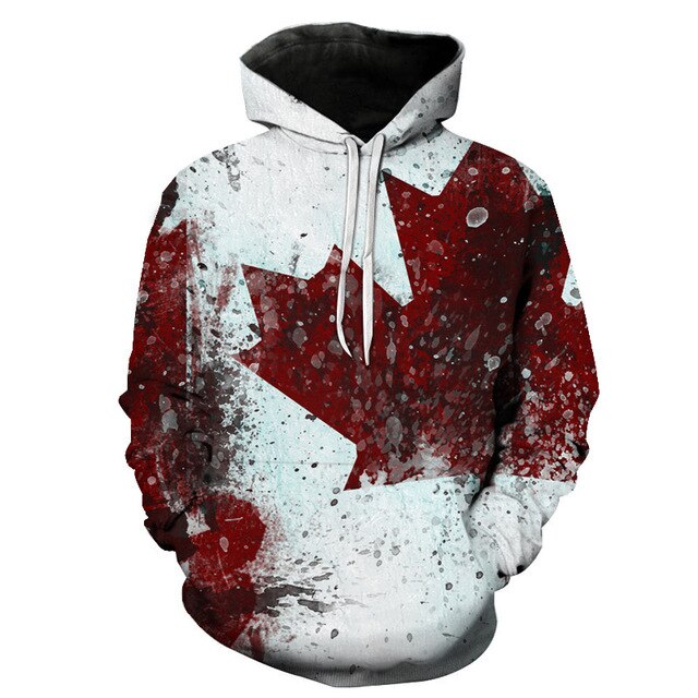 3D Hoodies National flag Canada Hoodies Sweatshirts Fashion Men Women Hoodies Germany/Brazil National flag 3D Hoodie-11