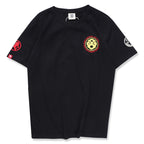 Japanese Style Wave Streetwear TShirts Mens