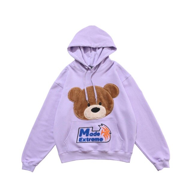 Kawaii Bear Hooded Sweatshirts Hoodie