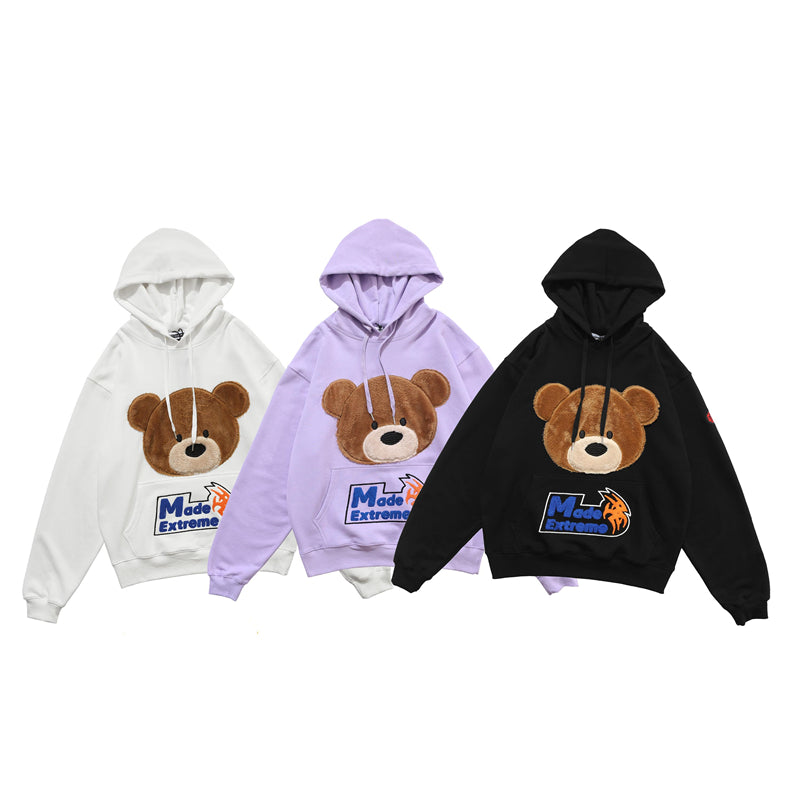 Kawaii Bear Hooded Sweatshirts Hoodie