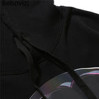 Reflective Anime Hooded Sweatshirts Hoodie