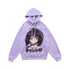 Reflective Anime Hooded Sweatshirts Hoodie