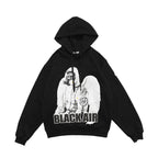 Reflective Astronaut Angel Print Sweatshirt