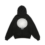 Reflective Geometry Circle Hooded Sweatshirt