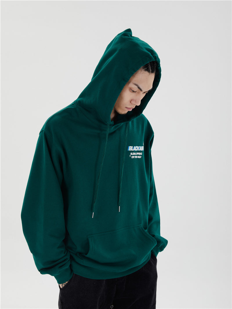 Reflective Geometry Circle Hooded Sweatshirt