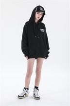 Reflective Geometry Circle Hooded Sweatshirt