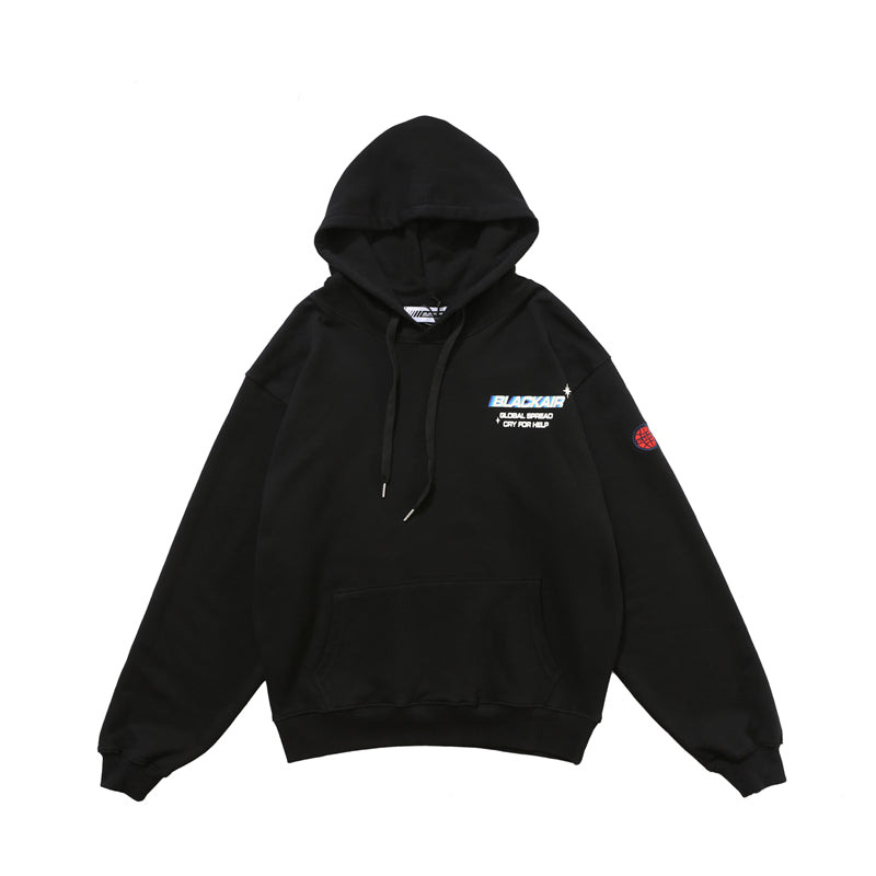 Reflective Geometry Circle Hooded Sweatshirt