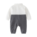 Autumn Baby Gentleman Birthday Clothes Romper